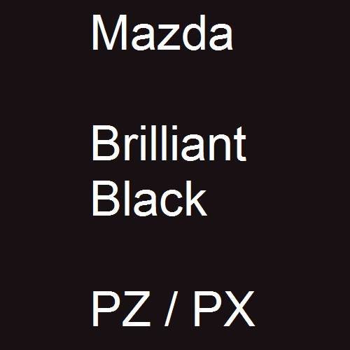 Mazda, Brilliant Black, PZ / PX.